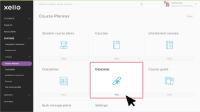 Diplomas highlighted on the Courses & Diplomas page
